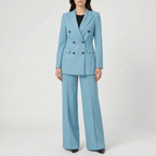Women's pant suit 2-piece tailored fit office wear, blazer and trousers set