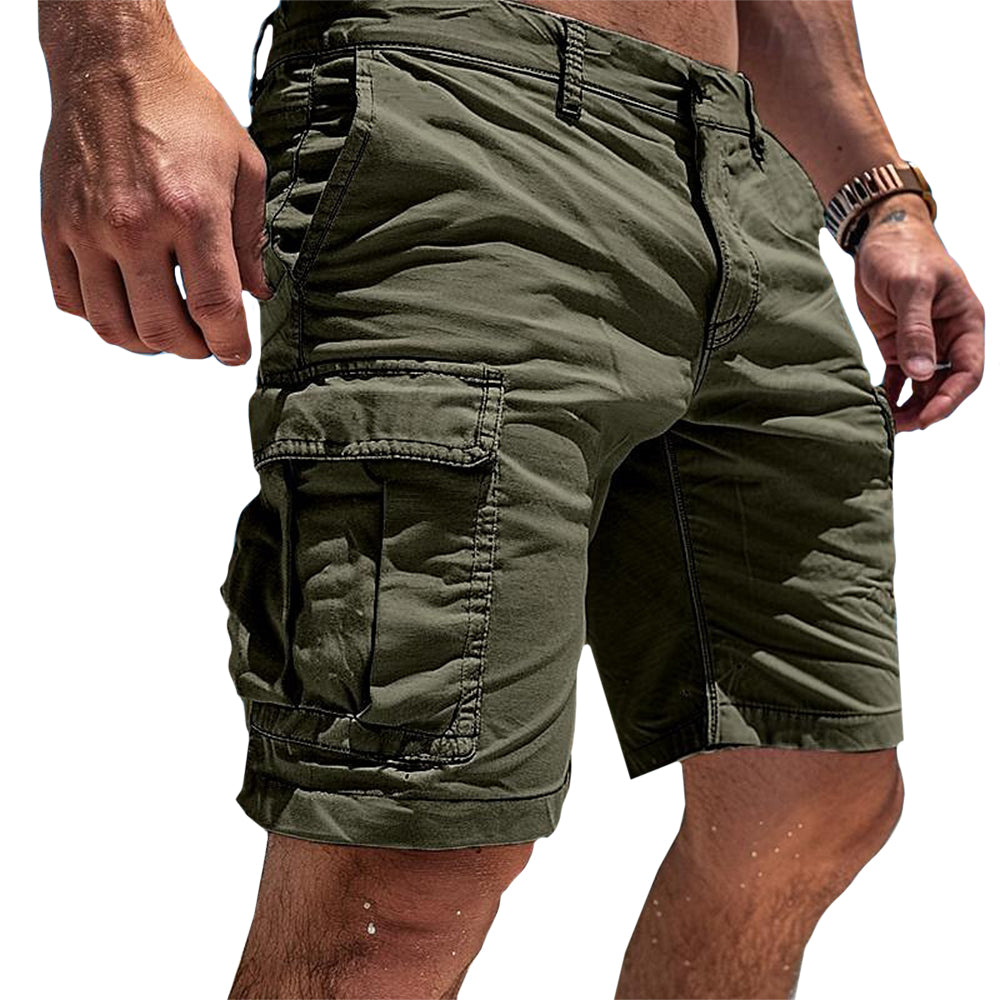 Womens Shorts Cargo Utility Multi Pocket Structured Design