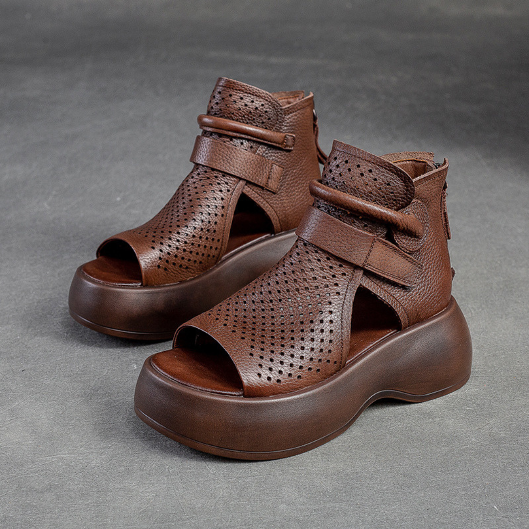 Women orthopedic sandals wide fit with gel cushioning and arch support