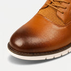 Men's Leather Lace Up Dress Shoes | Brown & Black