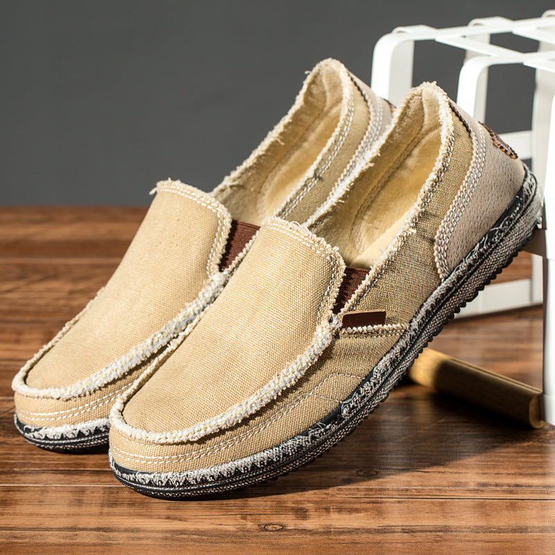 Orthopedic Loafers Women | Casual Canvas Slip On Padded Insole Shoes