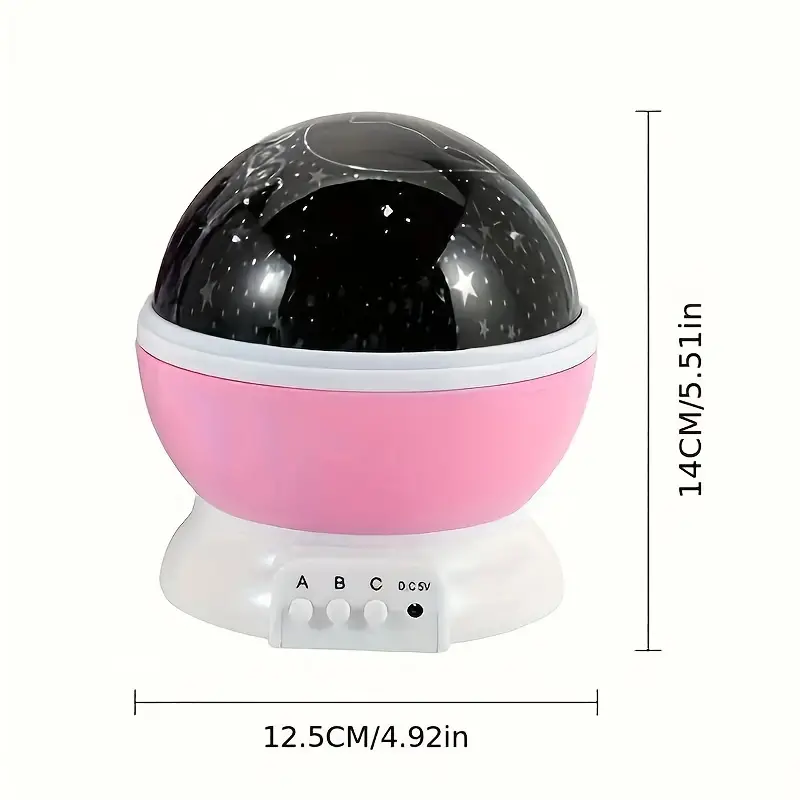 Star Projector Night Light Table Lamp Rotating Dome Rechargeable