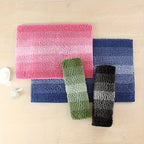 Chenille bath mat non-slip quick-dry for bathroom and entrance