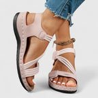 Women arch support sandals podiatrist designed with 3-arch sole