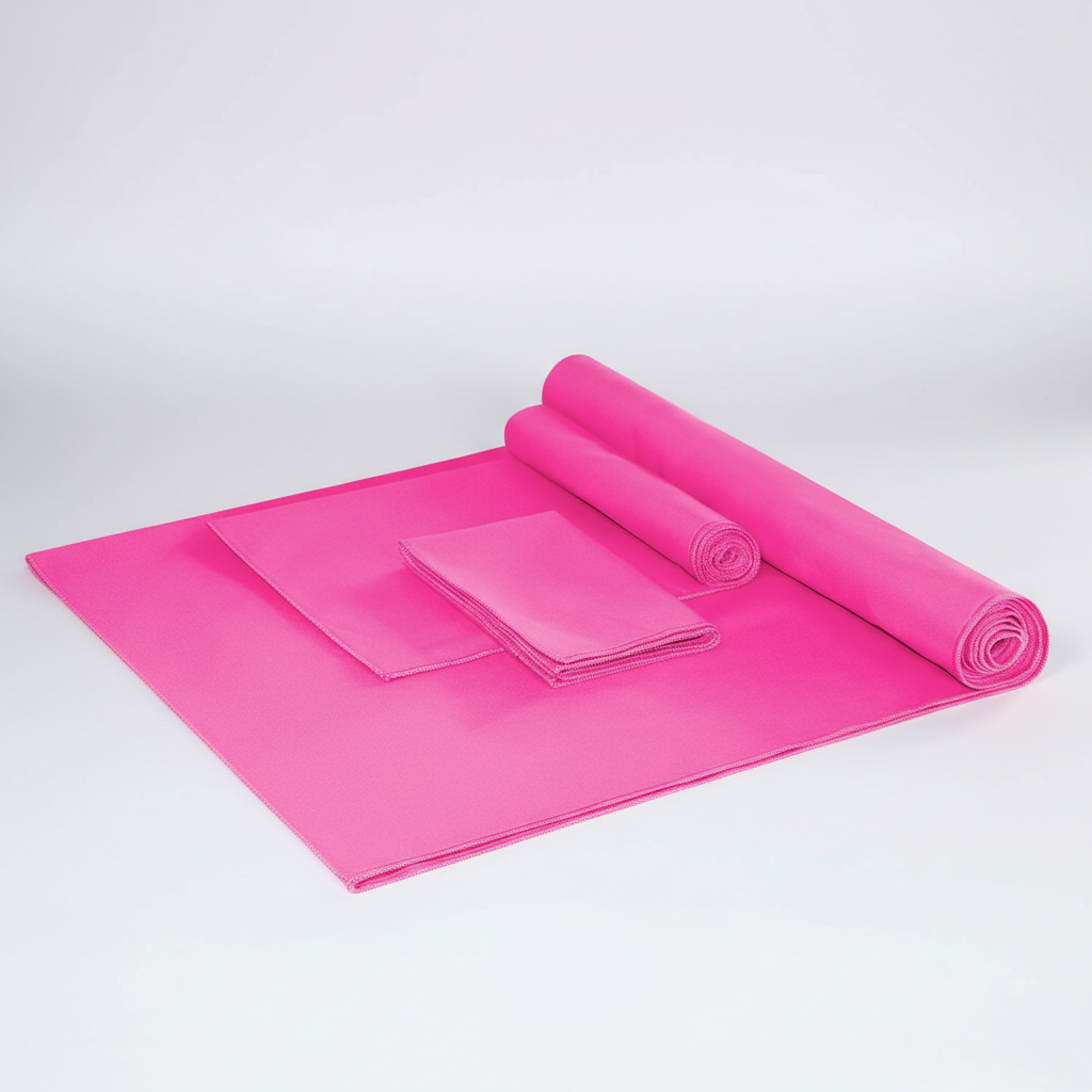 Microfiber towel set 3-in-1 fast drying compact for beach sport and travel