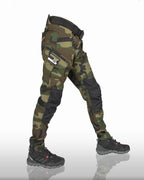 Men tactical cargo pants multi pocket water resistant in black and military green
