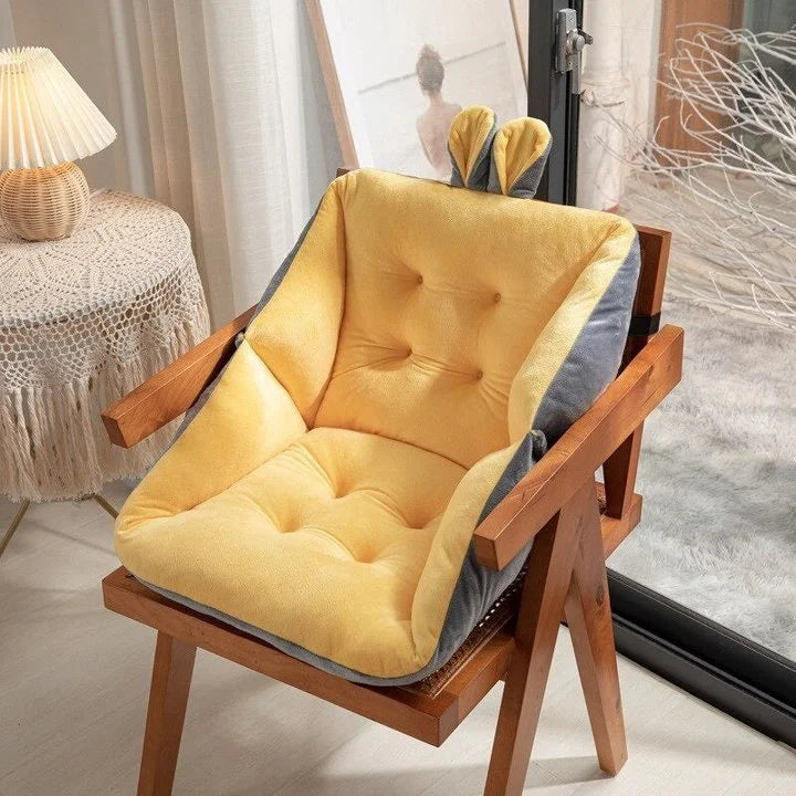 Seat cushion for coccyx and sciatica pain relief with memory foam orthopedic design
