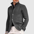 Men's knit vest mixed wool slim fit, smart casual knitwear