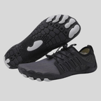 Barefoot minimalist shoes with wide toe box and zero-drop flexible sole
