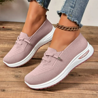 Women cushioned orthopedic slip-on shoes lightweight non-slip sole