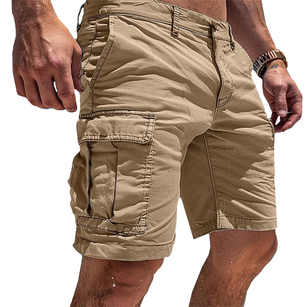Womens Shorts Cargo Utility Multi Pocket Structured Design