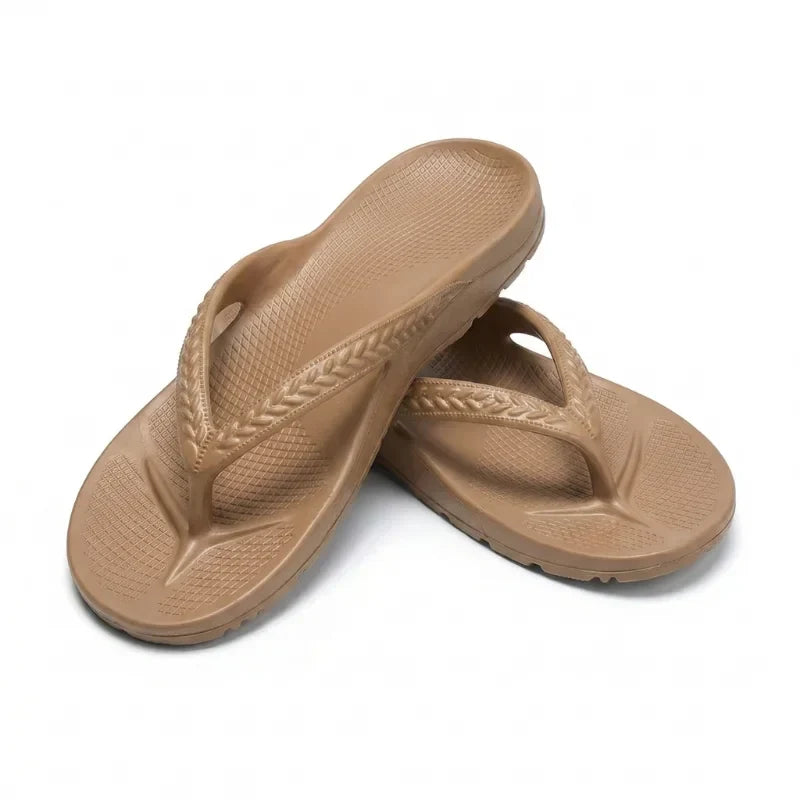 Flip flops women arch support pain free walking comfort shoes