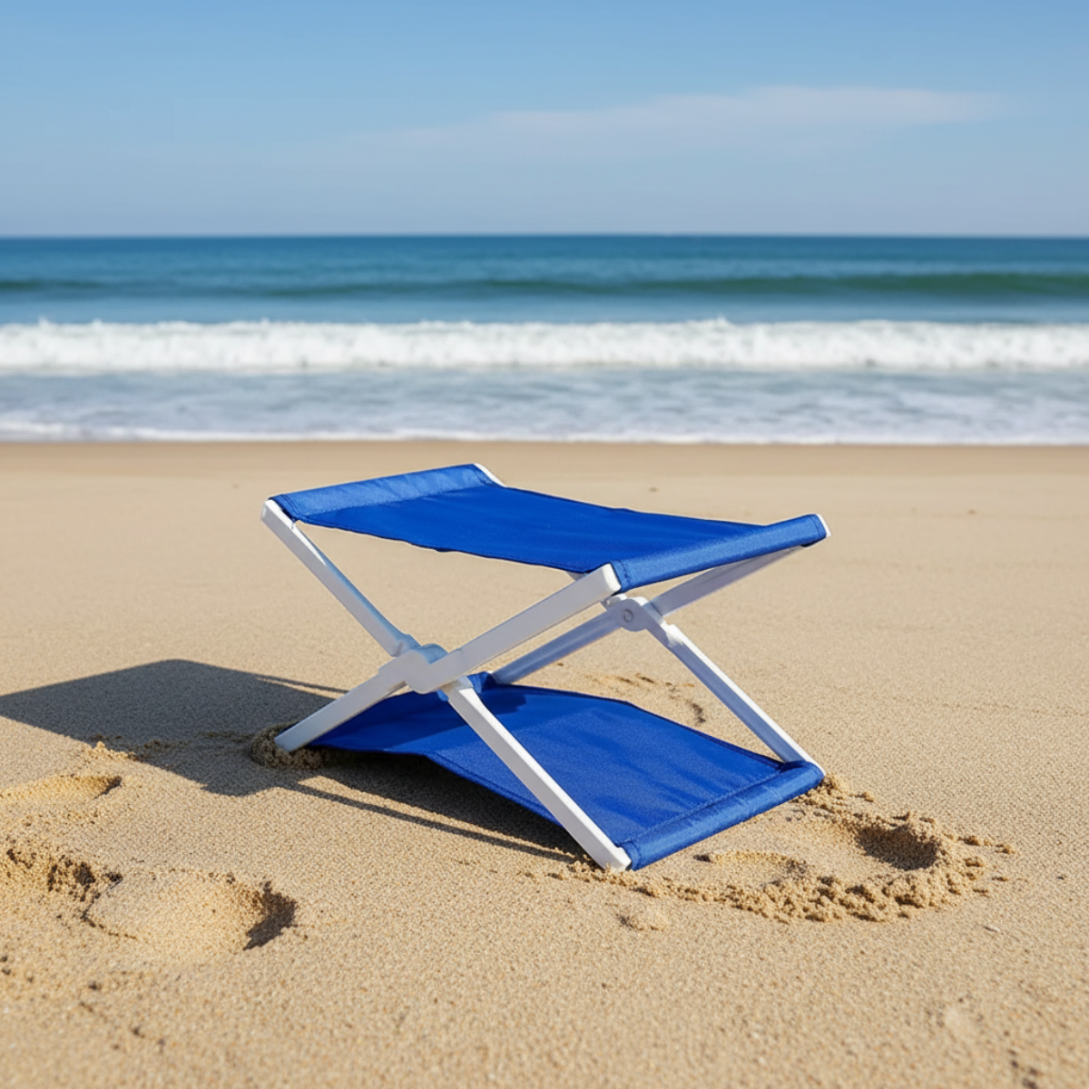 Portable foldable headrest for beach and park, lightweight with ergonomic neck support