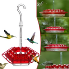 Ant proof hummingbird feeder 30 port 12oz UV-resistant polycarbonate with built-in ant moat