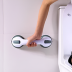 Bath suction grab bar tool free installation smooth tile surface