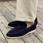Men's slip-on loafers old money style, cushioned insole, sizes EU 39-46