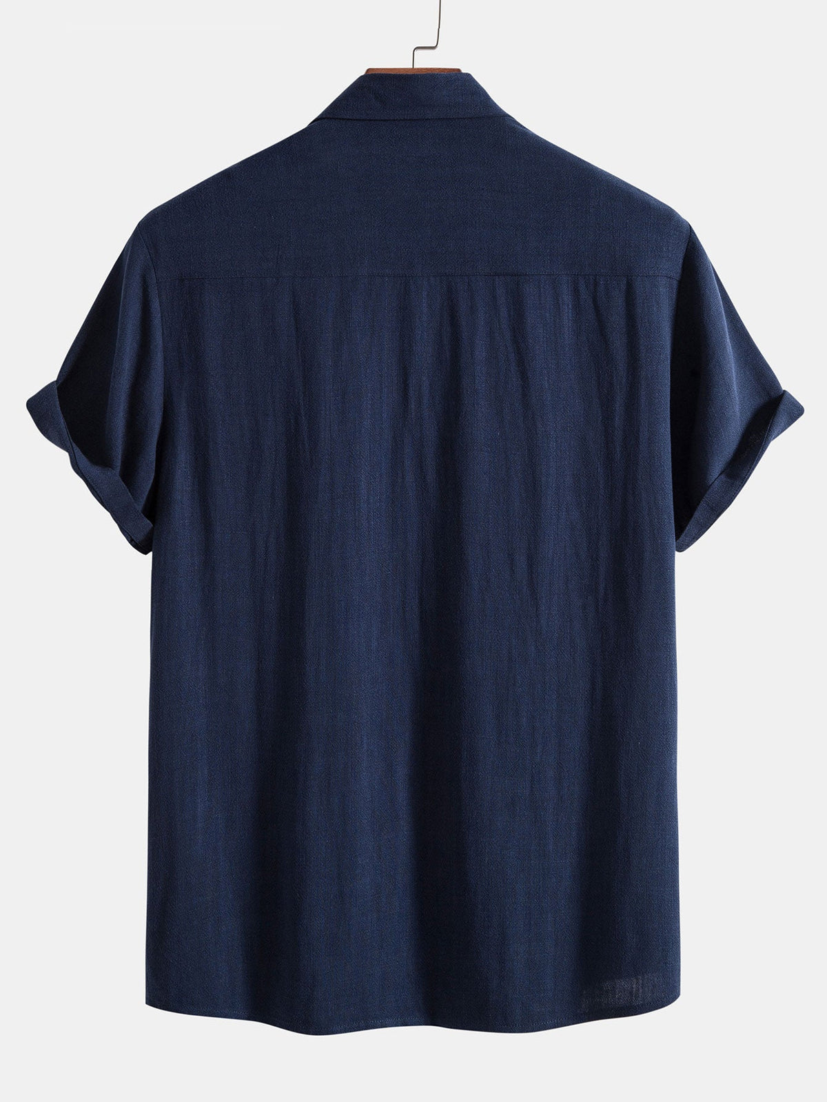 Men's summer outfit set lightweight linen shirt and trousers relaxed fit