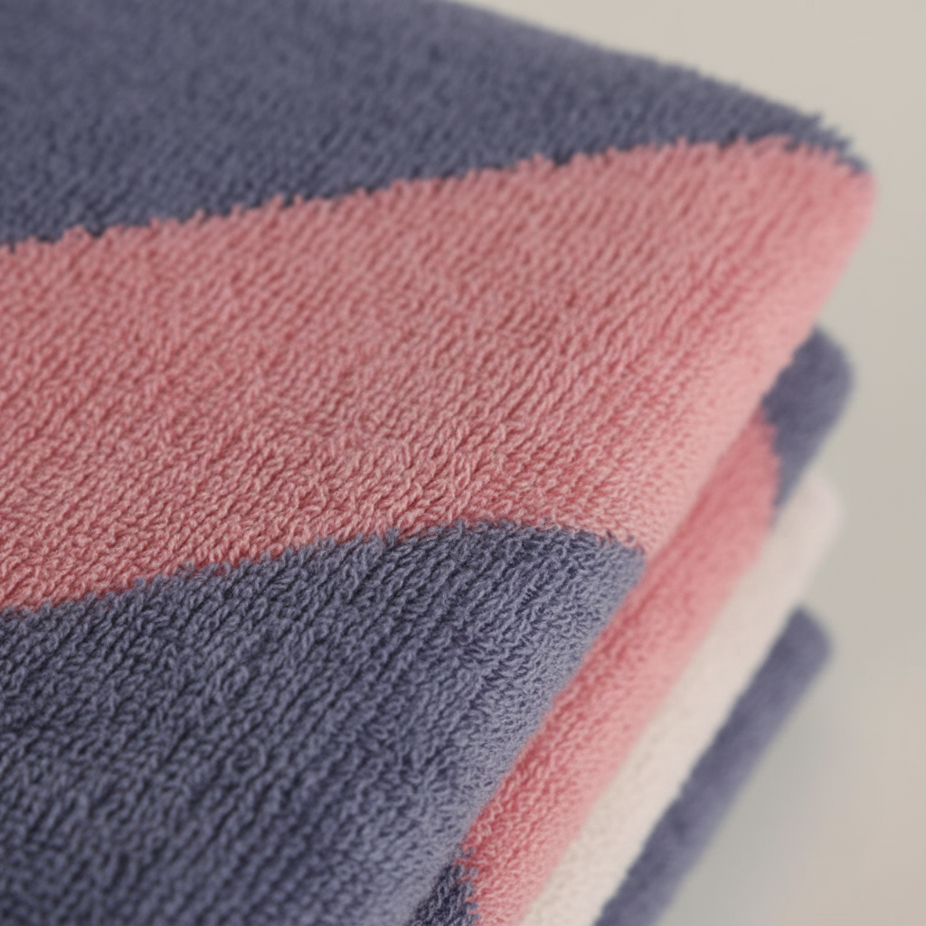 3-piece bamboo towel set with bath towel, hand towel and face towel, soft and absorbent