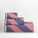 3-piece bamboo towel set with bath towel, hand towel and face towel, soft and absorbent