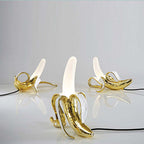 Banana table lamp creative LED resin desk light for bedroom or kids room