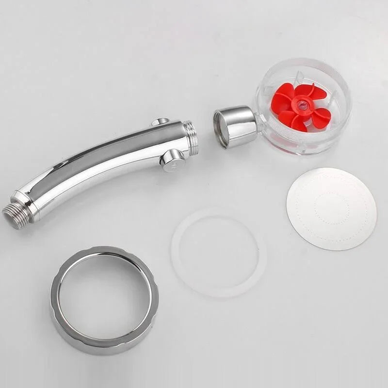 360° rotatable shower head high pressure water saving with on/off switch