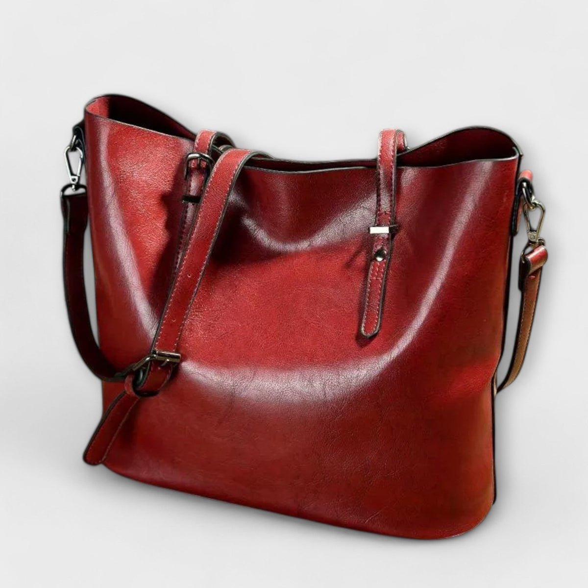 Women vintage structured shoulder bag with short handles in multiple colours