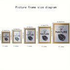 11-piece gallery wall photo frame set, drill-free classic style, multiple sizes