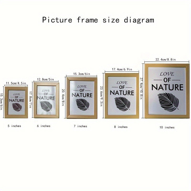 11-piece gallery wall photo frame set, drill-free classic style, multiple sizes