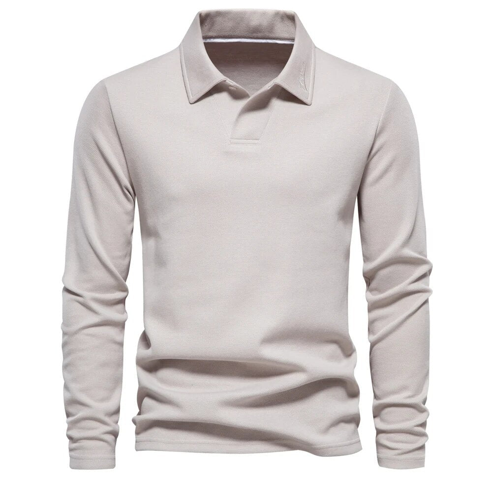 Men polo shirt classic fit available in blue beige green and dark grey