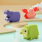 Bath toy water squirters dinosaur and animal figures for kids aged 2-6
