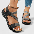 Women arch support sandals podiatrist designed with 3-arch sole