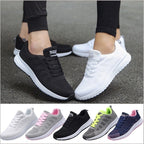 Women's ergonomic sneakers with arch support and breathable upper, wide fit