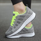 Women's ergonomic sneakers with arch support and breathable upper, wide fit