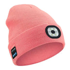 Bluetooth beanie with LED light, 3-in-1 built-in speaker and lighting, unisex