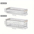 Refrigerator storage box food-safe PET container single and double layer