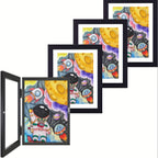 Children's art frame A4 front-opening flip frame for school artwork and paintings