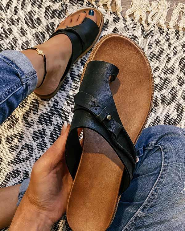 Orthopedic sandals for women with arch support, slip-on design in brown, black and gray