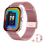 Women's smartwatch with heart rate and sleep tracking, slim touch screen, IP67 water resistant