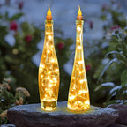LED bottle lights battery-powered cork design 10 pack for Christmas and party decoration