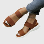 Women orthopedic sandals with arch support and adjustable strap