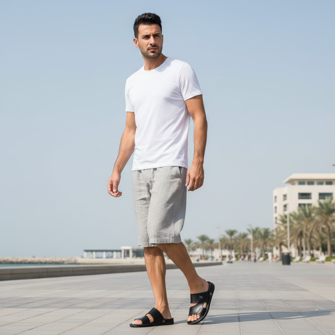 Christo Summer Slip-On Sandals Faux Leather