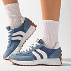 Women's platform sneakers with arch support and breathable upper, multi-color