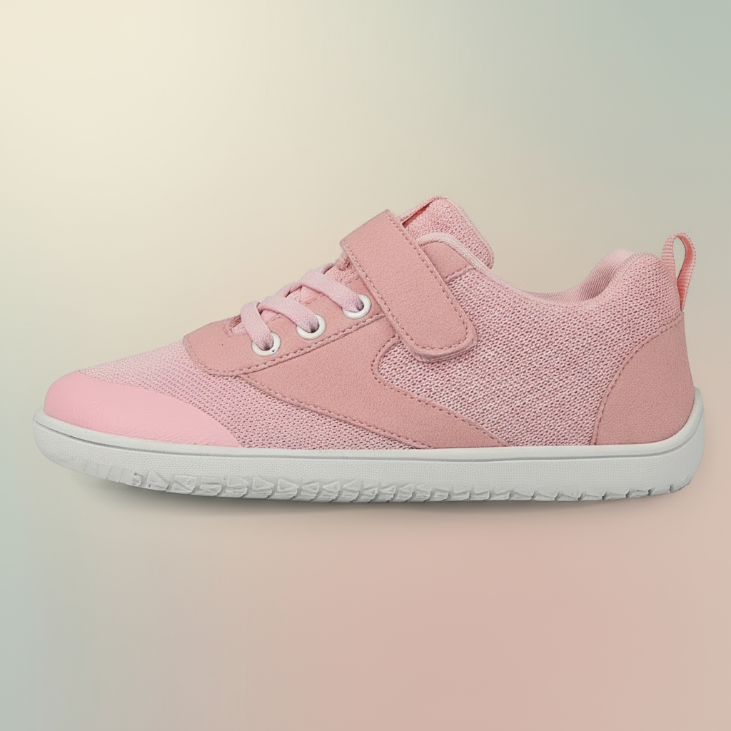 Kids barefoot sneakers breathable lightweight with anti-slip rubber sole