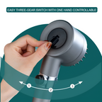 High pressure water saving shower head with chrome finish 24cm