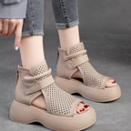 Women orthopedic sandals wide fit with gel cushioning and arch support