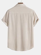 Women's short-sleeve matching set lightweight breathable two-piece shirt and pants