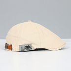 Men's adjustable beret in breathable fabric, unisex classic hat style