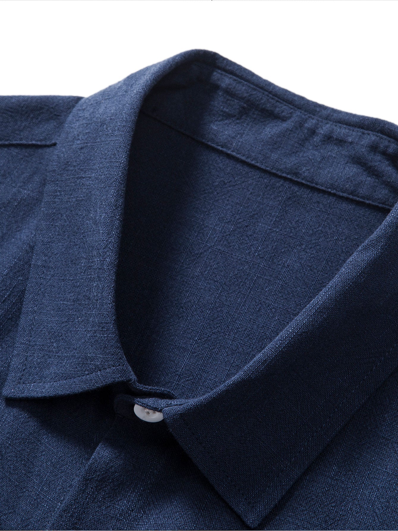 Men's summer outfit set lightweight linen shirt and trousers relaxed fit