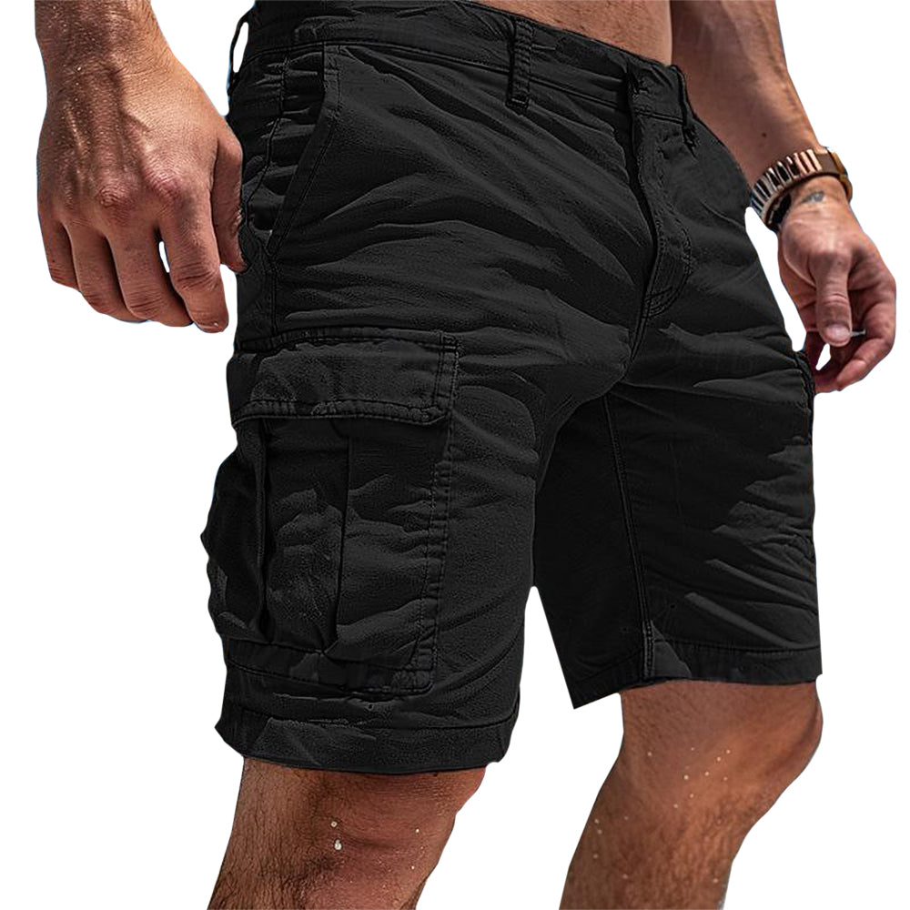Womens Shorts Cargo Utility Multi Pocket Structured Design