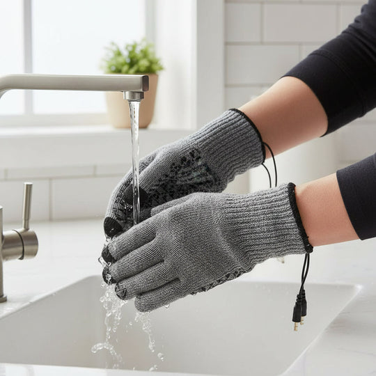 Heated Gloves - USB Rechargeable - Touchscreen & Non-Slip